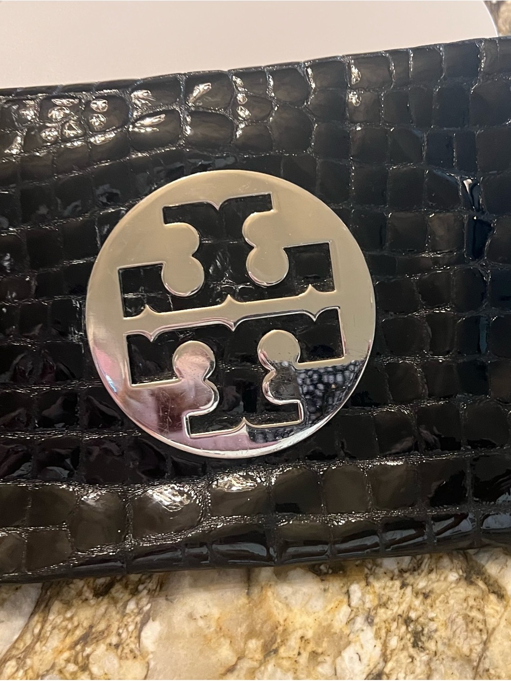 Tory Burch Reva Clutch EUC!